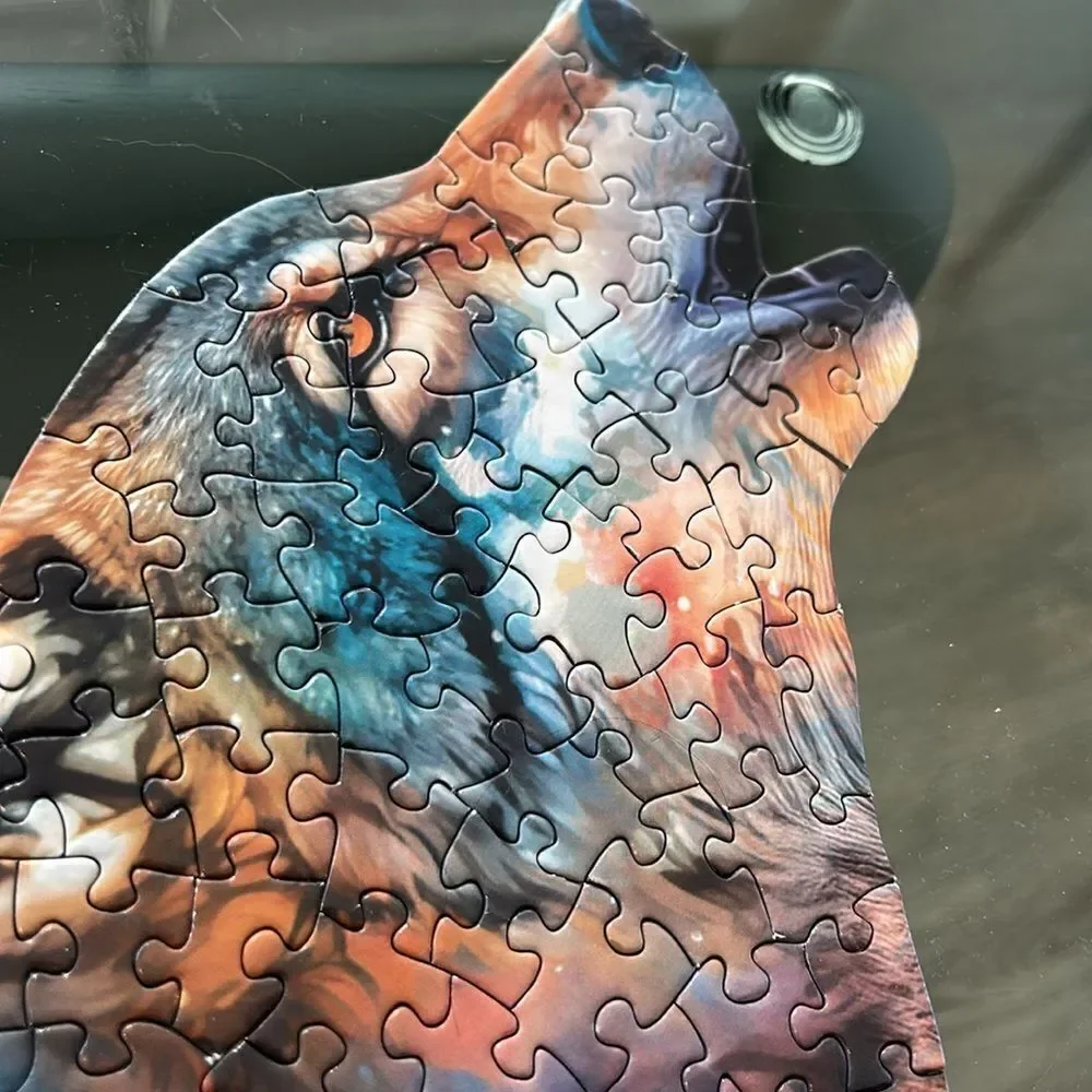 Howlin Wolves 🐺 🌕 Dreamy Wilderness Puzzle 🧩 350 Pieces FUN 🤩 brain 🧠 games!